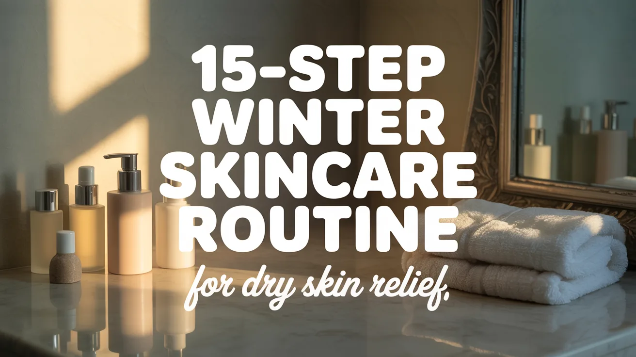 15-Step Winter Skincare Routine for Dry Skin Relief hero image