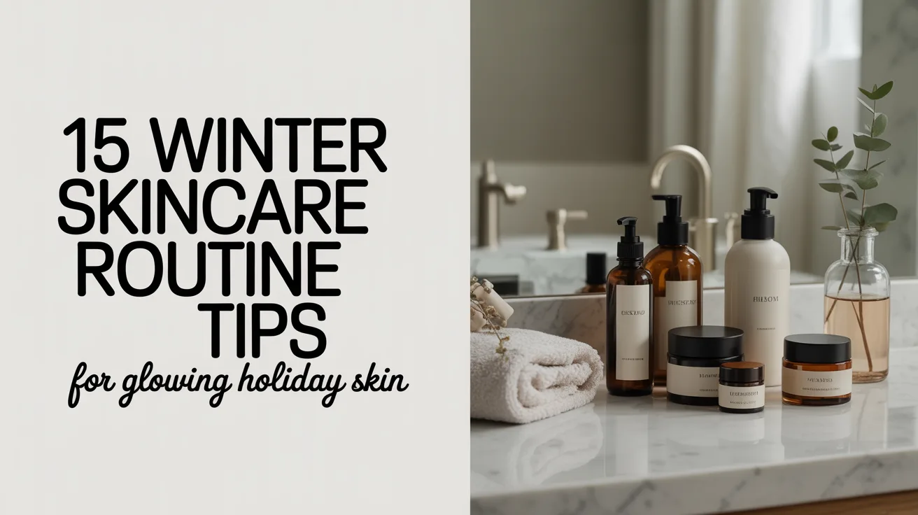 15 Winter Skincare Routine Tips for Glowing Holiday Skin hero image