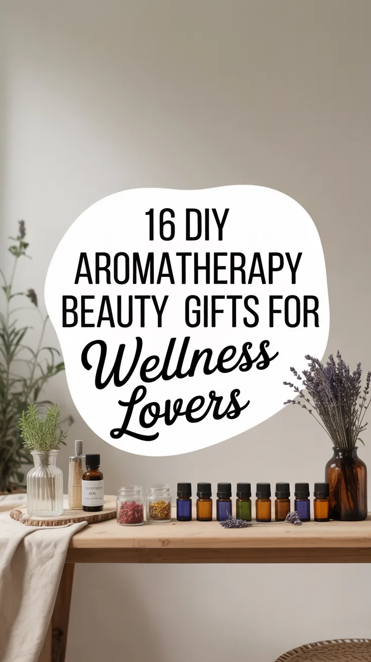 16 DIY Aromatherapy Beauty Gifts for Wellness Lovers