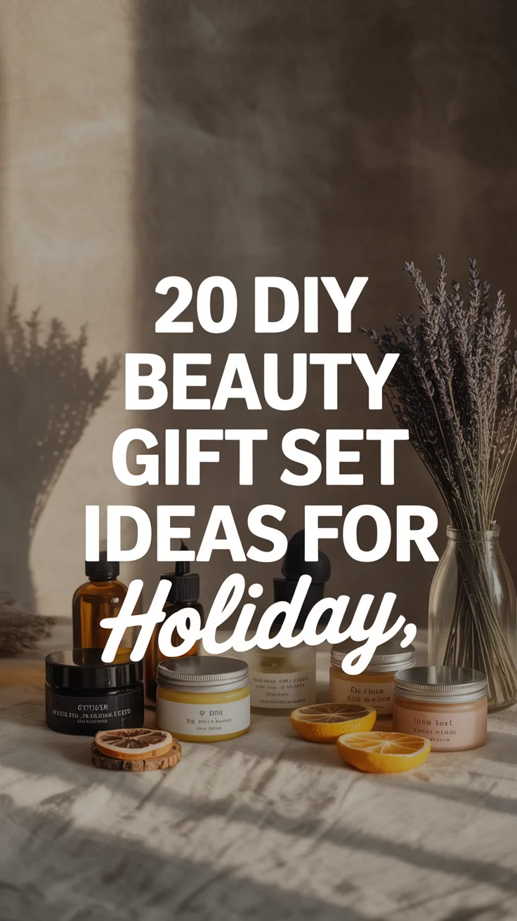 20 DIY Beauty Gift Set Ideas for Holiday Giving – Pinterest image