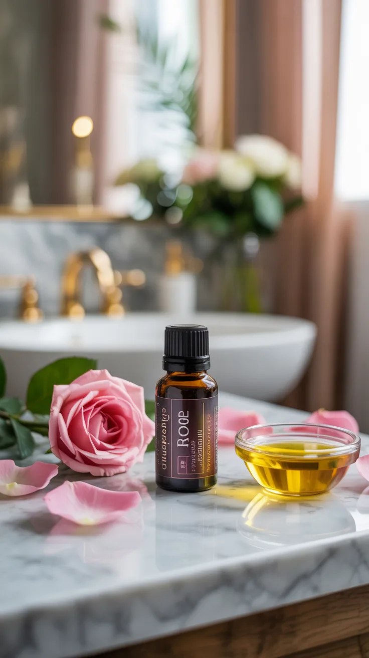3. Rose Essential Oil