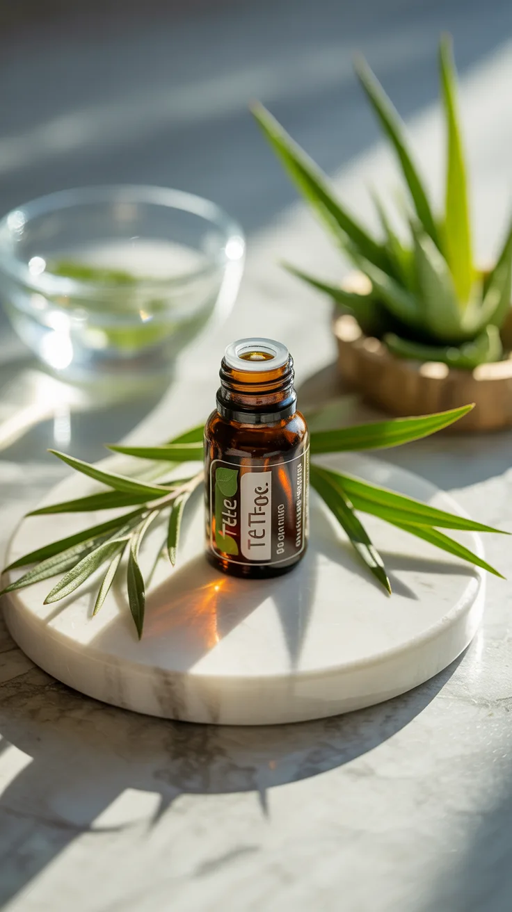 4. Tea Tree Essential Oil: The Protective Healer