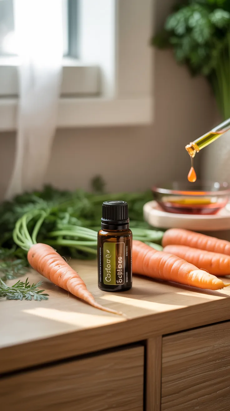 8. Carrot Seed Essential Oil