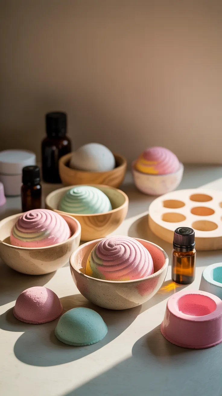 Custom Scented Bath Bombs illustrative image