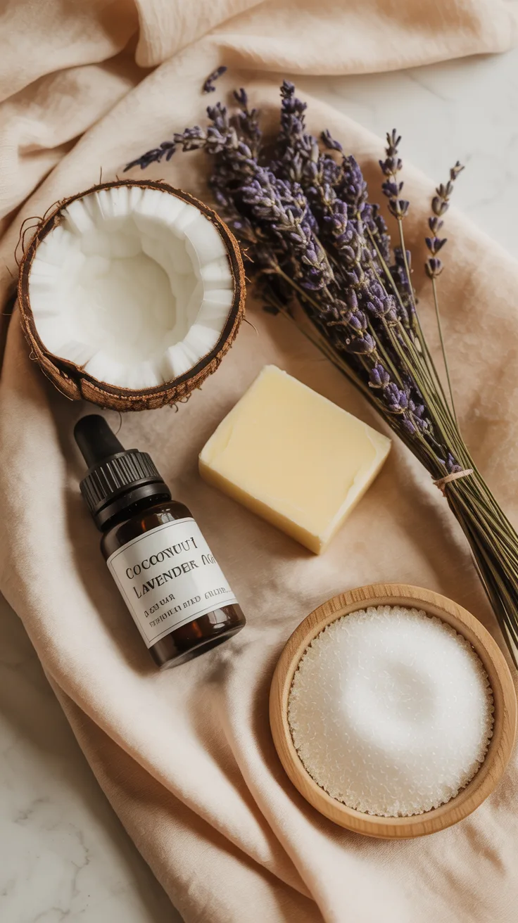 Essential Ingredients for DIY Beauty Gifts illustrative image