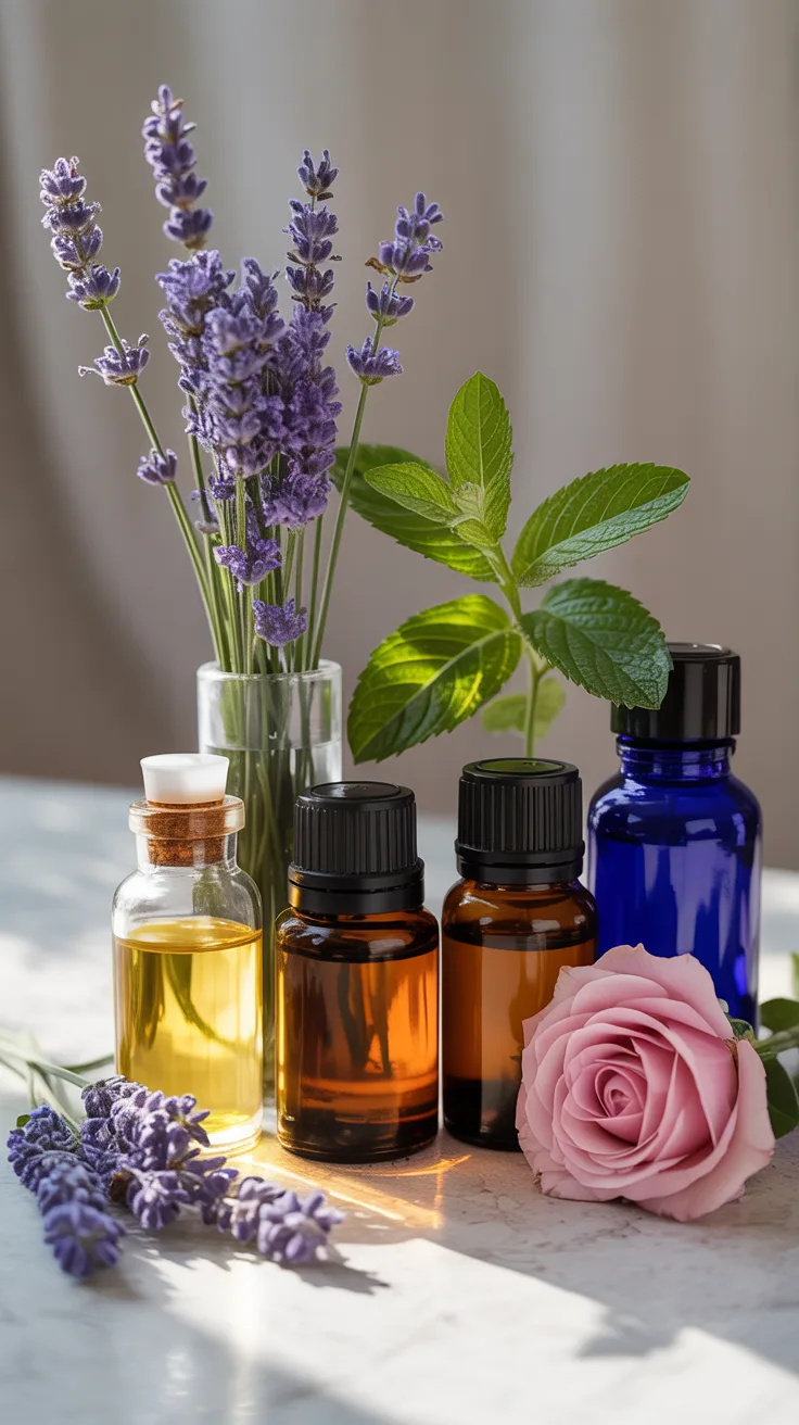 Essential Oils for DIY Beauty Gifts illustrative image