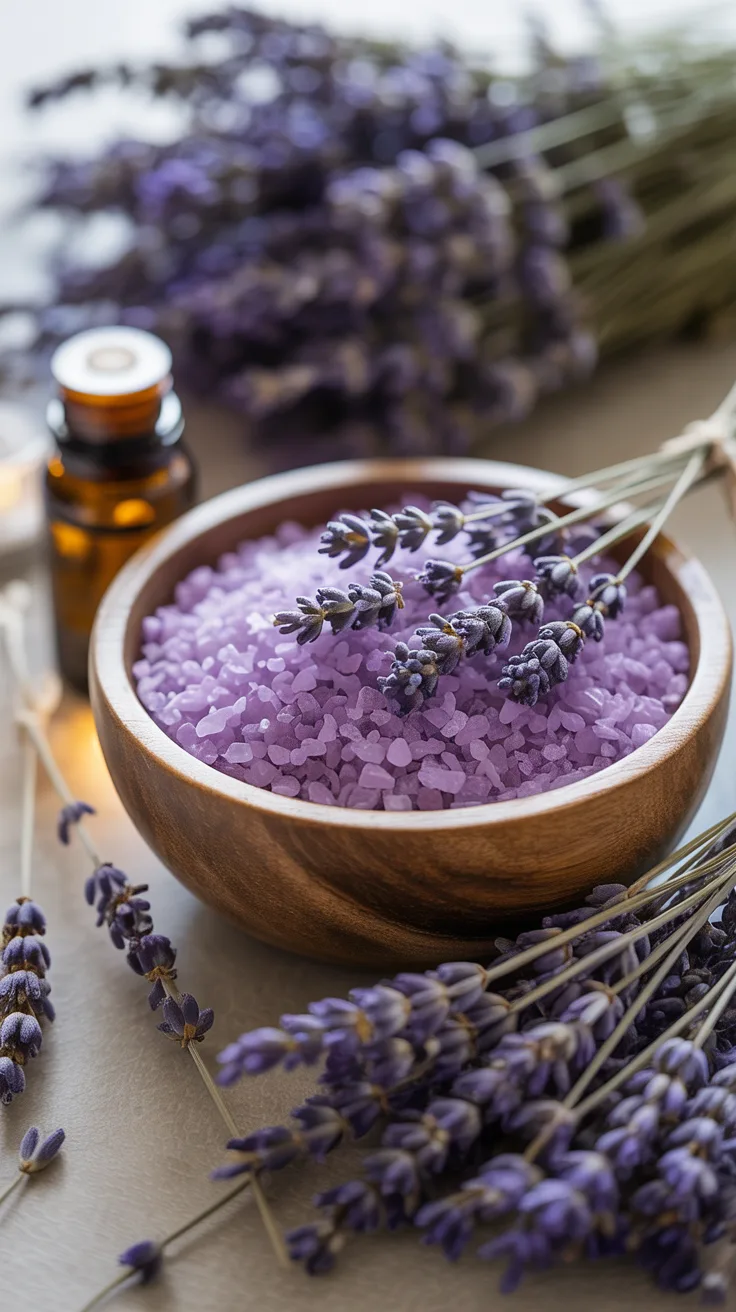 Relaxing Lavender Bath Salts illustrative image