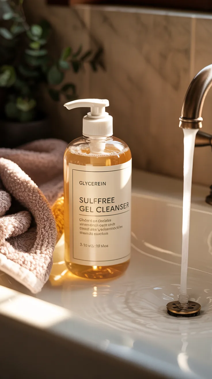 Step 1: Choose a Gentle Cleanser illustrative image