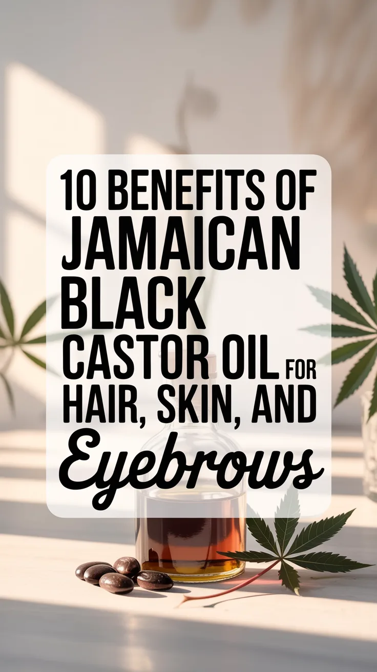 10 Benefits of Jamaican Black Castor Oil for Hair, Skin, and Eyebrows