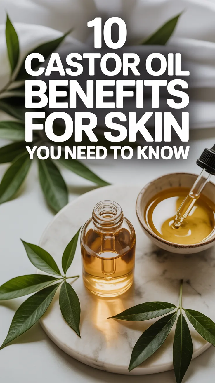 10 Castor Oil Benefits for Skin You Need to Know – Pinterest image