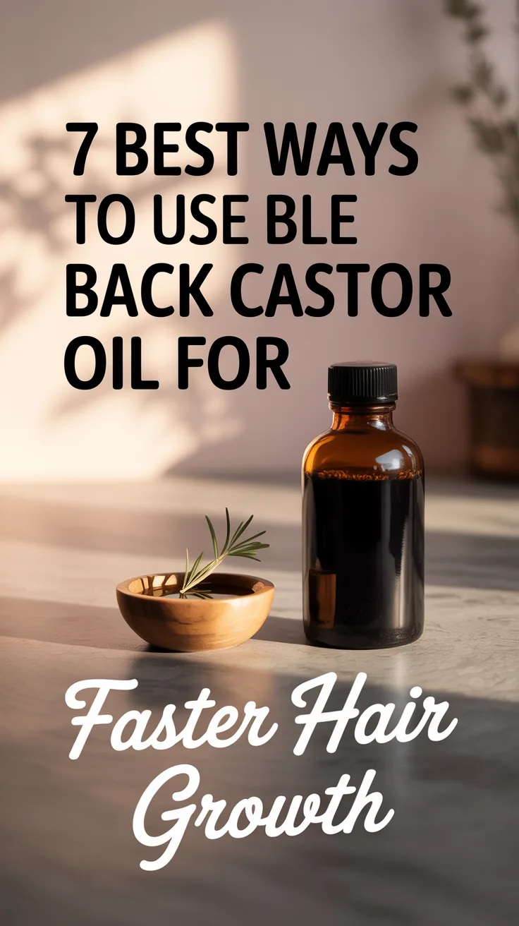 7 Ways to Use Black Castor Oil for Faster Hair Growth