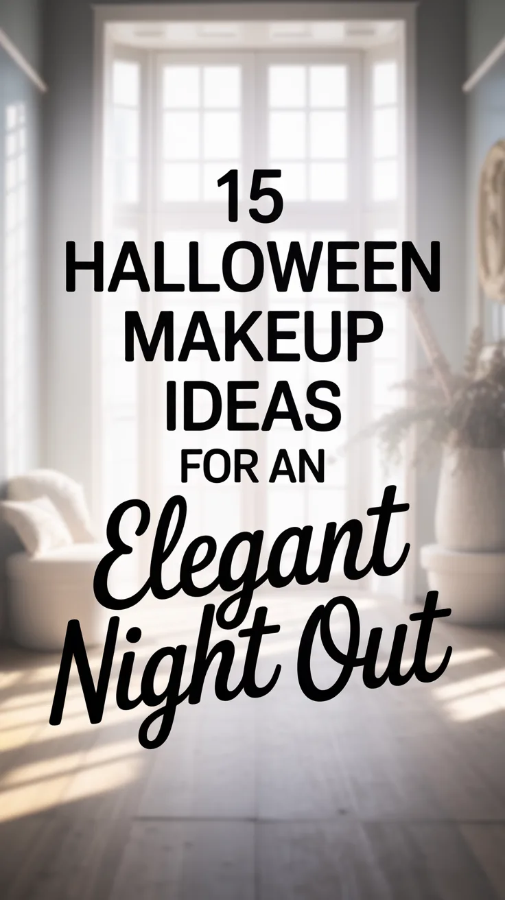 15 Halloween Makeup Ideas for an Elegant Night Out