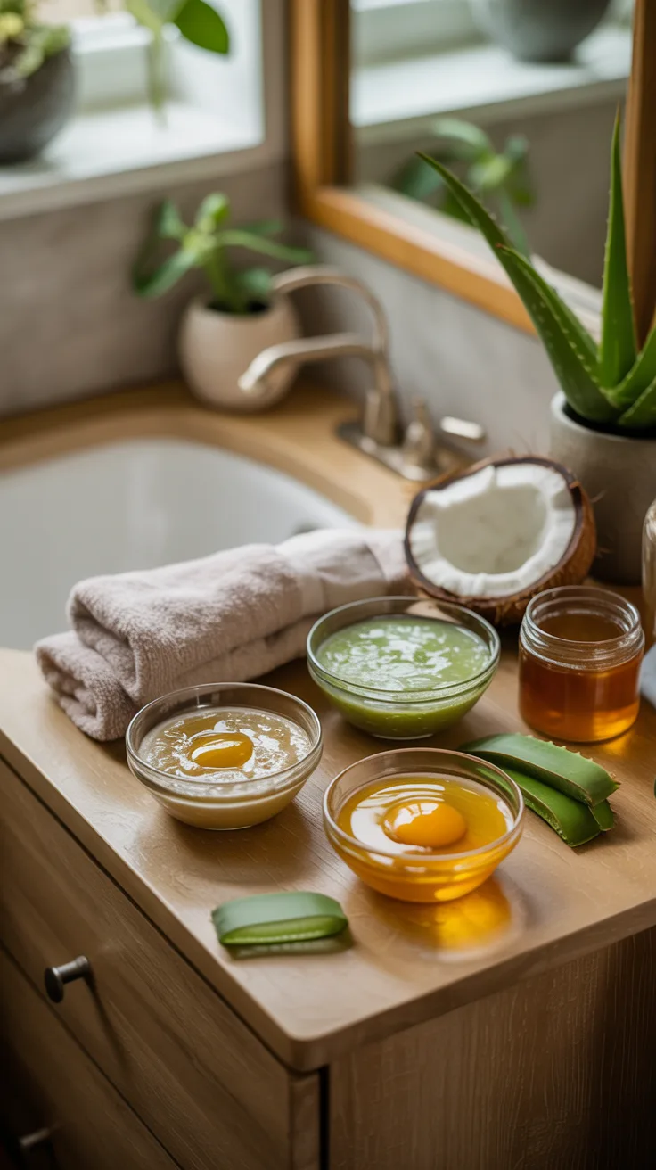 Castor Oil Hair Masks