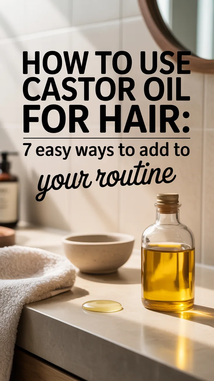 How to Use Castor Oil for Hair: 7 Easy Ways to Add It to Your Routine