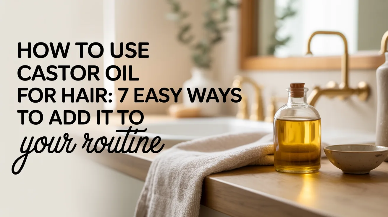 How to Use Castor Oil for Hair: 7 Easy Ways to Add It to Your Routine hero image