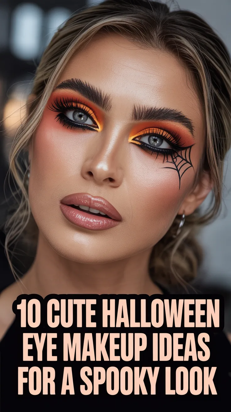 10 Cute Halloween Eye Makeup Ideas for a Spooky Look
