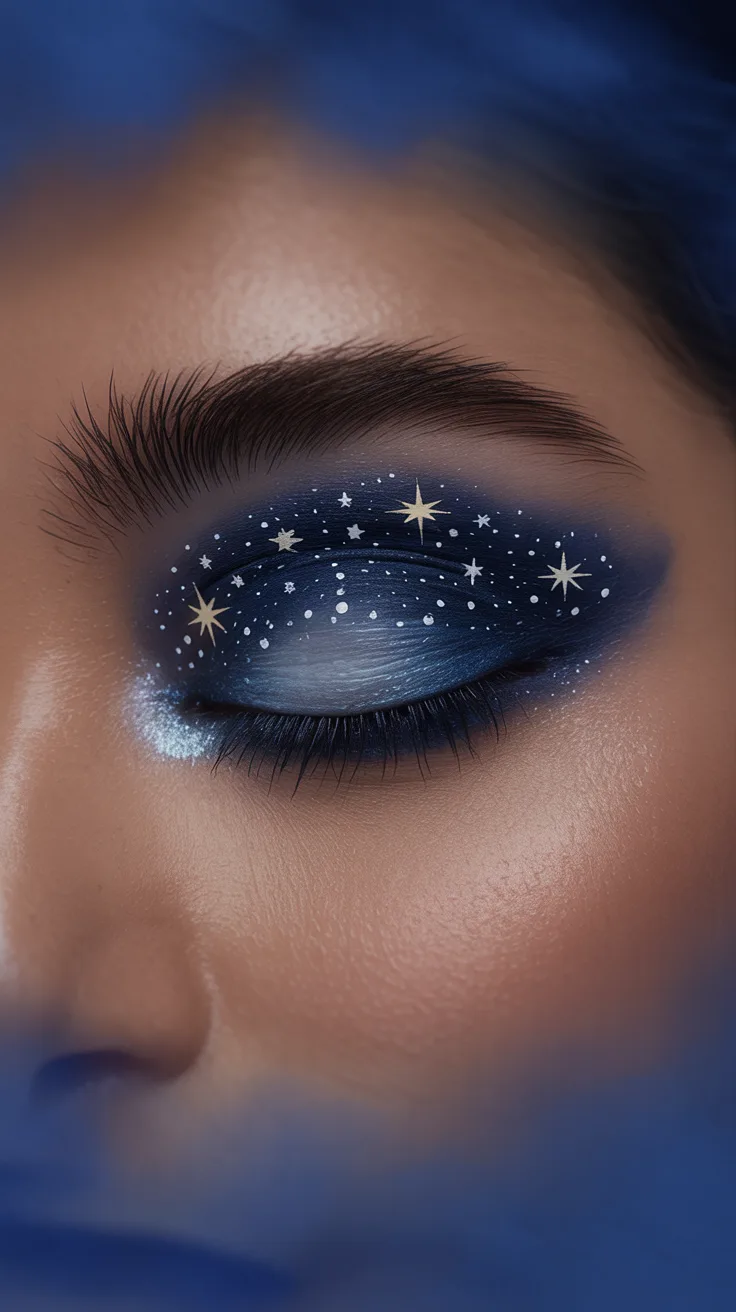6. Starry Night Sky Eyes