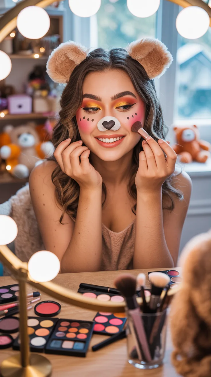 8 Cute Bear Makeup Ideas for Halloween