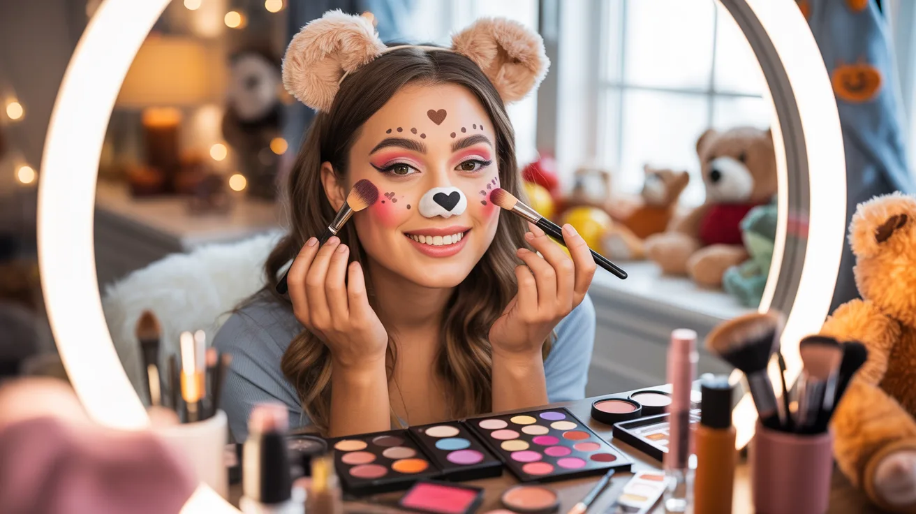8 Cute Bear Makeup Ideas for Halloween hero image