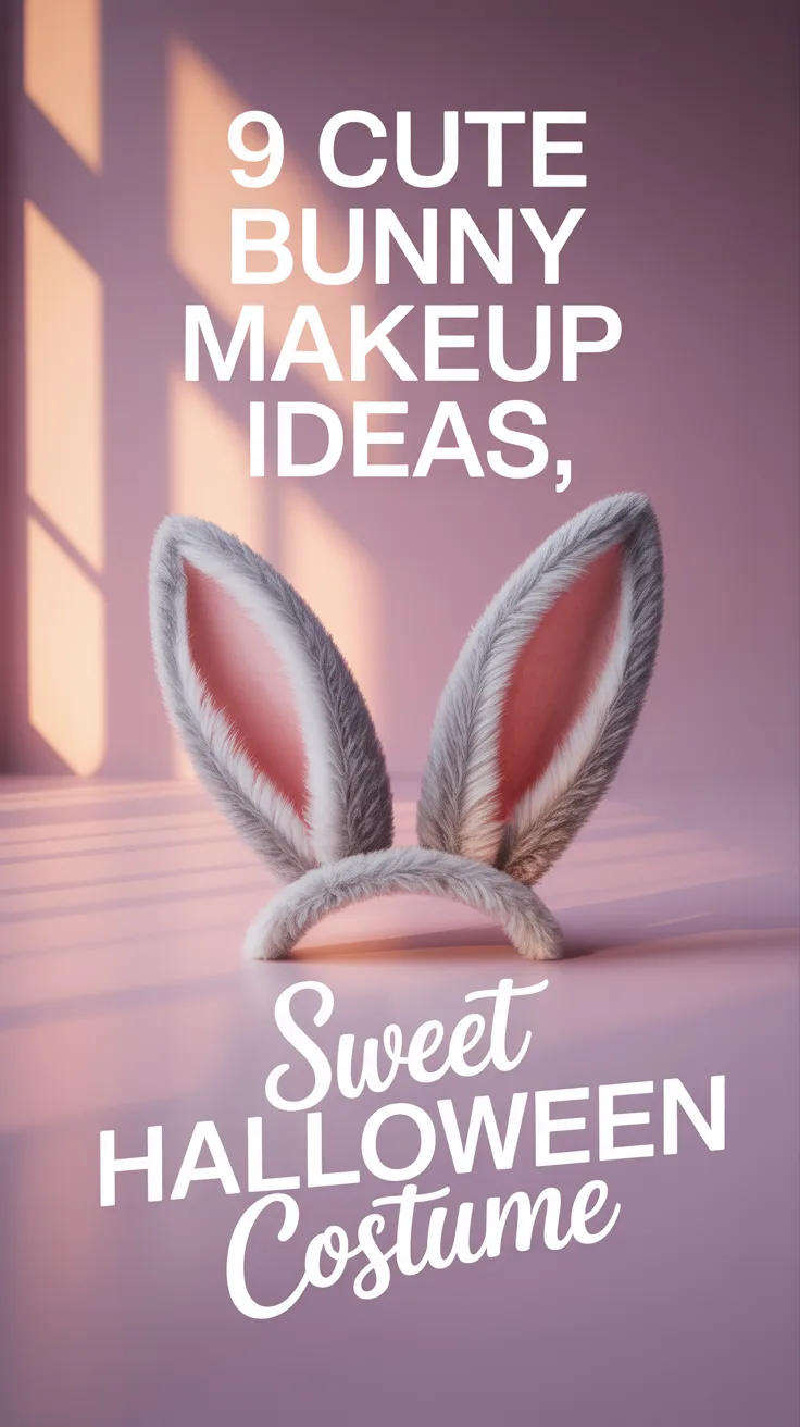 9 Cute Bunny Makeup Ideas for a Elegant Halloween Costume