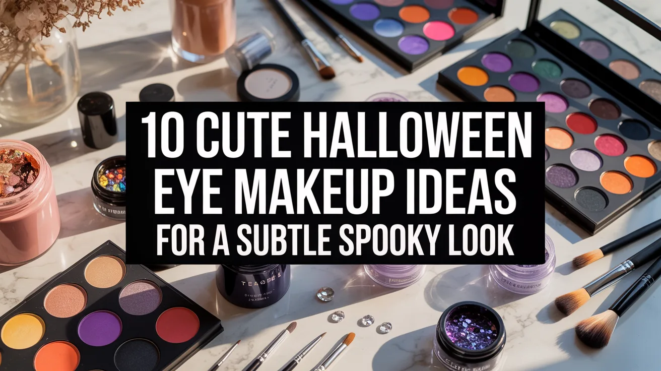 10 Cute Halloween Eye Makeup Ideas for a Subtle Spooky Look hero image