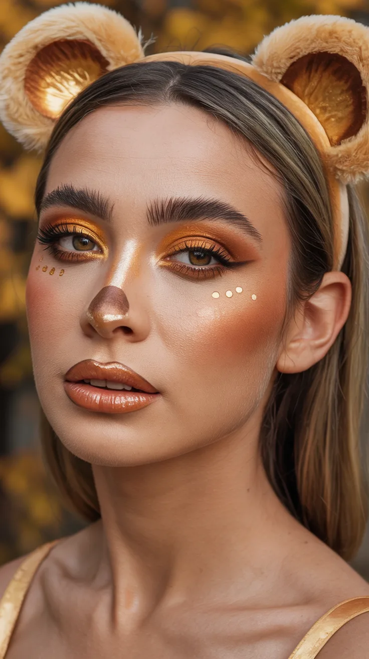 2. Glamorous Honey Bear Look