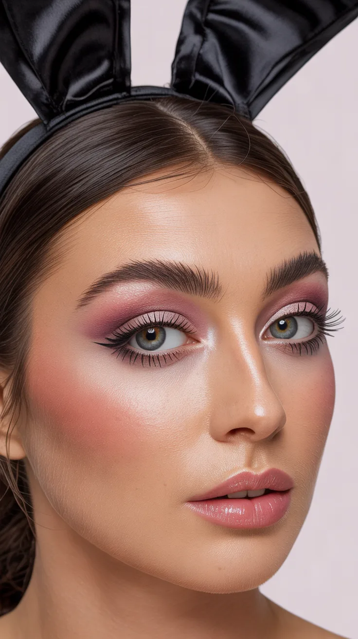 2. Soft Glam Bunny Eyes