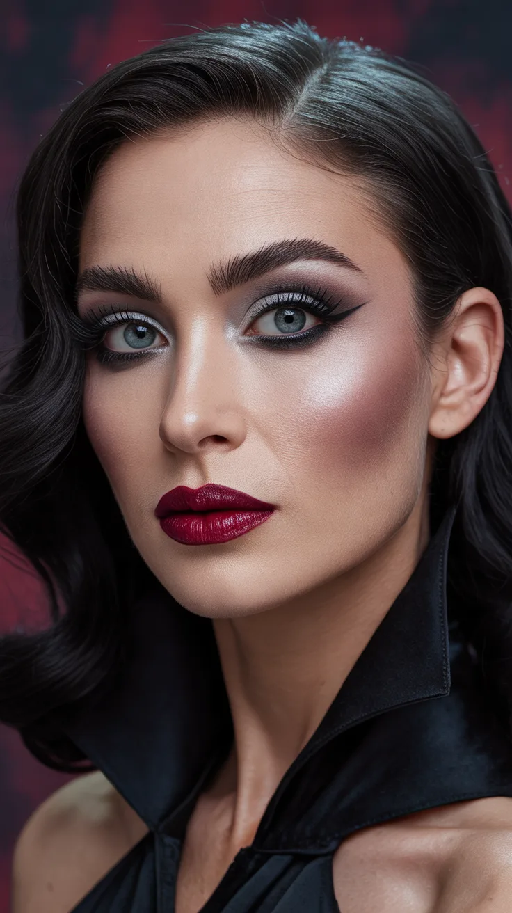 5. Glamorous Vampire Makeup