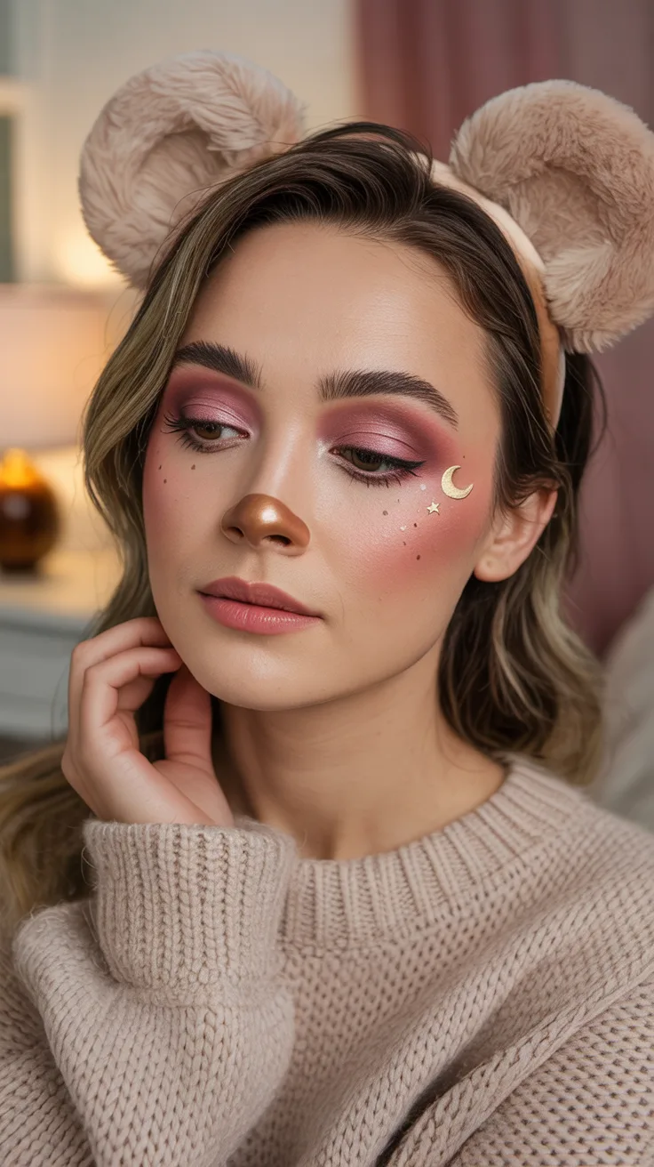 8. Cozy Sleepy Bear Makeup