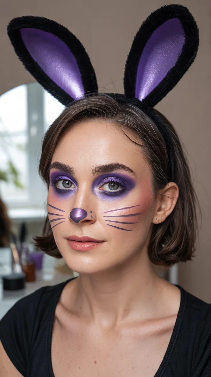 9. Fantasy Bunny with Bold Colors